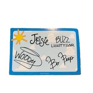 Pixar Day at Sea Character Signature Card Disney Cruise Line Toy Story Woody